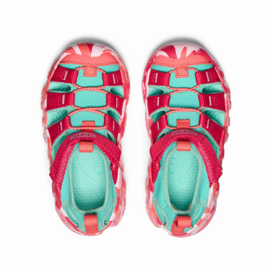 Look Sharp Little Kids' Hyperport H2 Sandal  |  Raspberry/Pool Blue