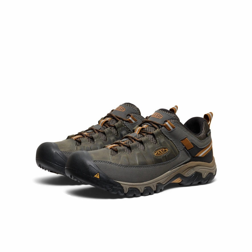 Men's Targhee III Waterproof  |  Black Olive/Golden Brown Ankle Support Design commuters