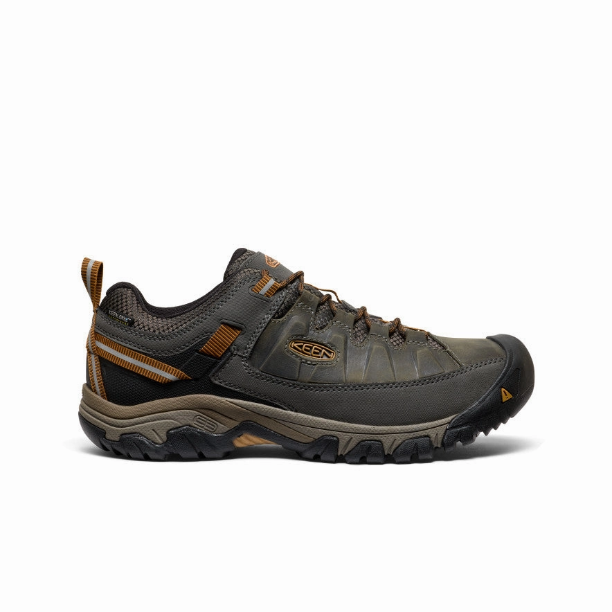 tried Bacterial Inhibiting Finish Men's Targhee III Waterproof  |  Black Olive/Golden Brown