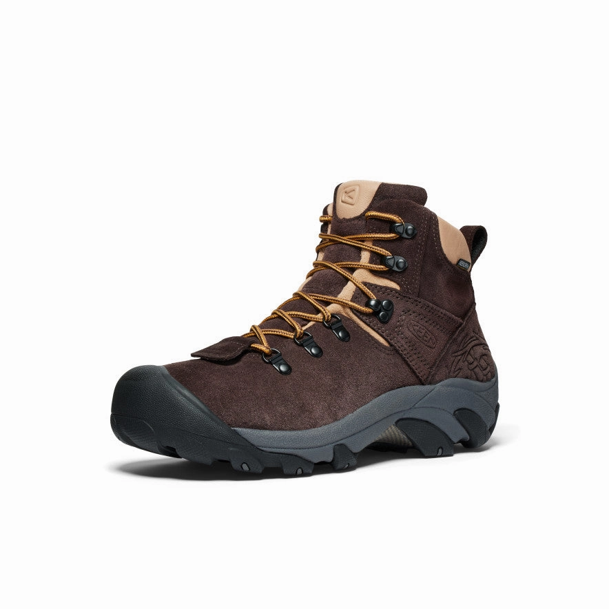 Men's Pyrenees Waterproof Hiking Boot x Mountain Research  |  Mountain Research Brown waterproof construction