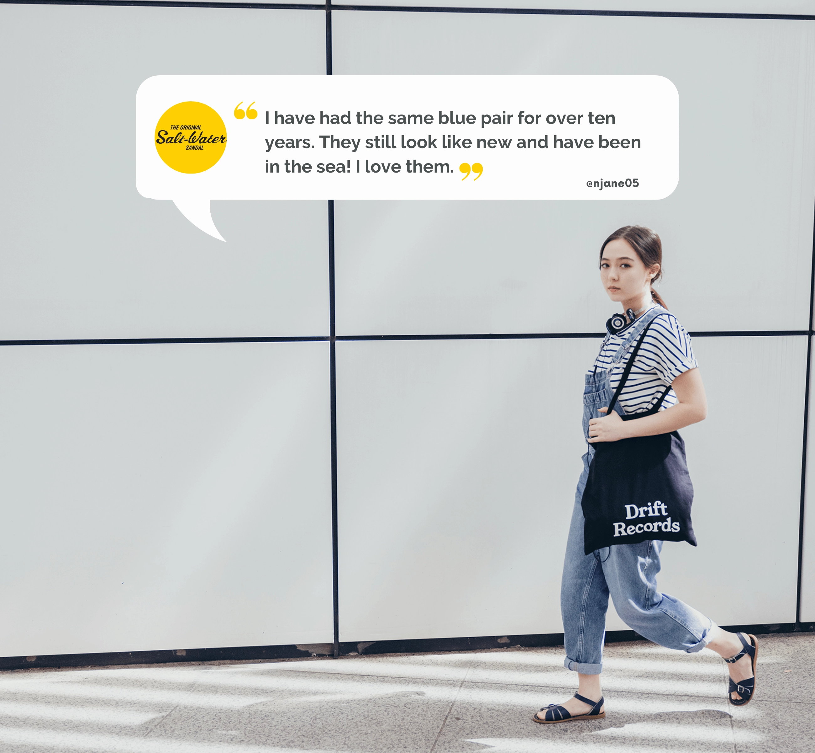 Stylish Walking Shoes Zero Break In Period Classic Navy Womens Sandal