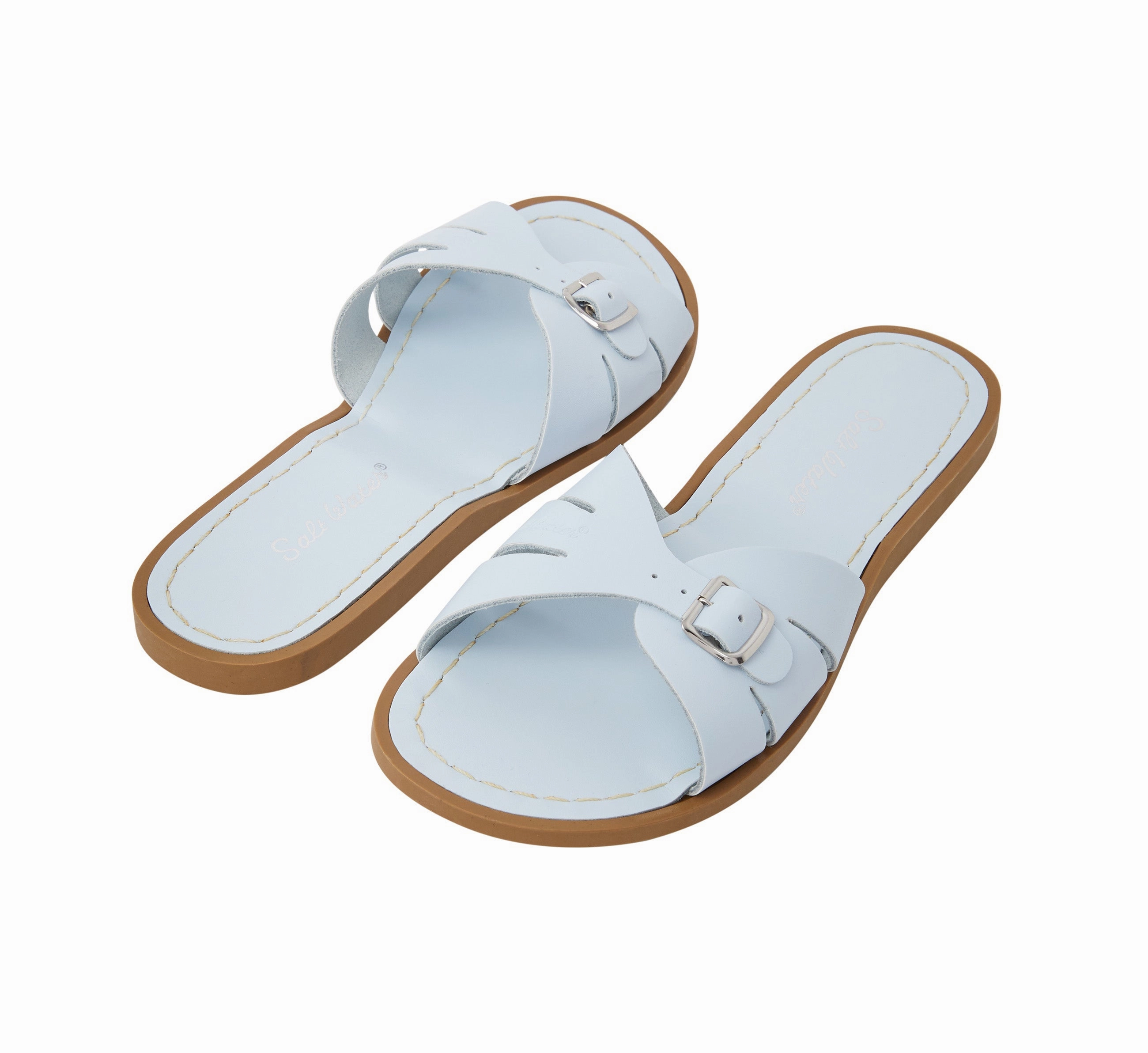 City Chill Classic Slide Light Blue Womens Sandal