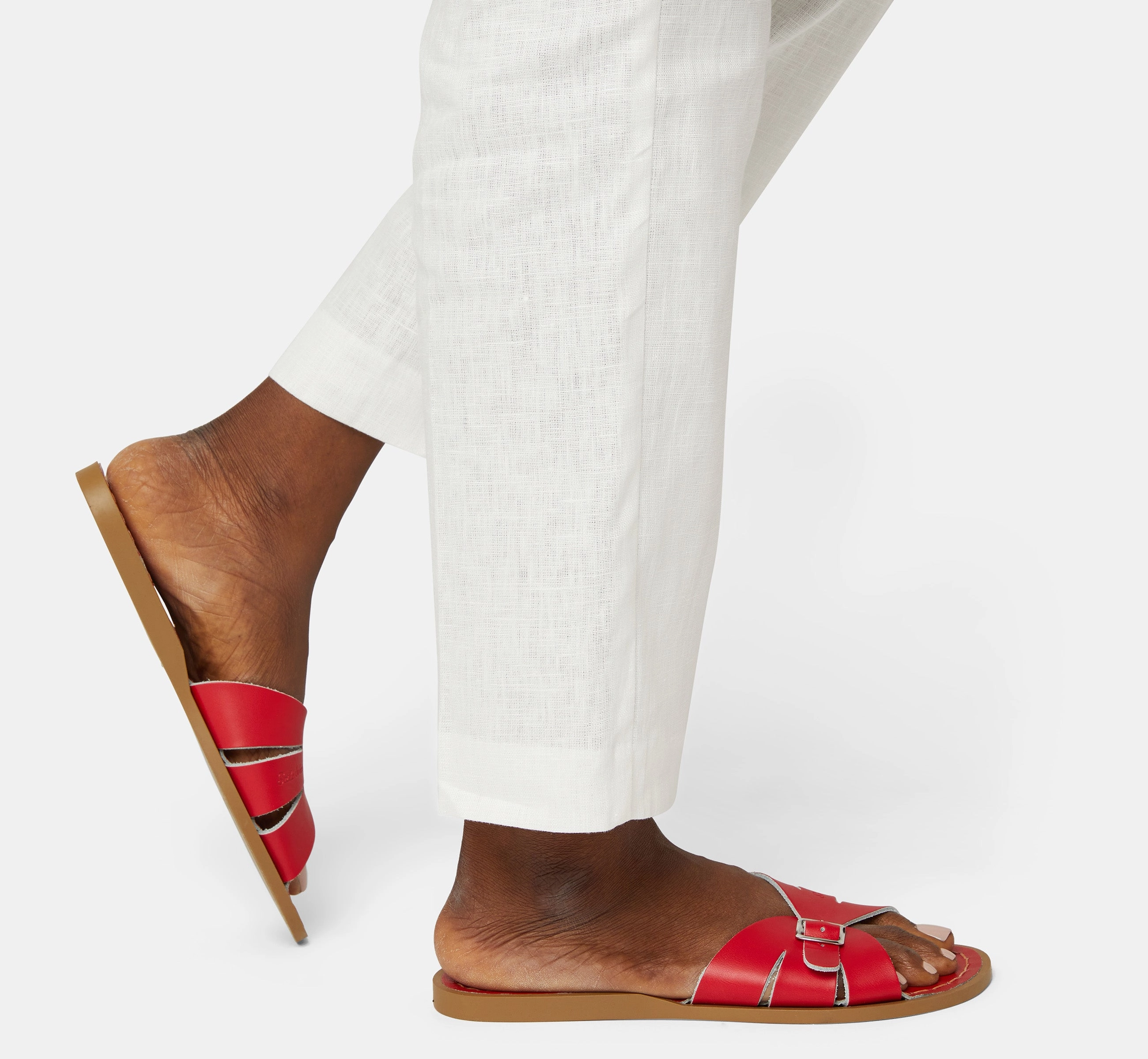 Relaxing Shoes Classic Slide Red Womens Sandal