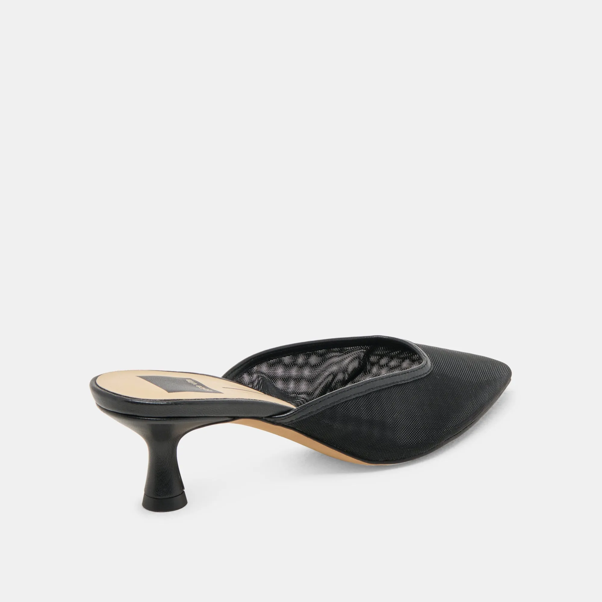 Clean Aesthetic Comfort Boost CLEO HEELS ONYX MESH