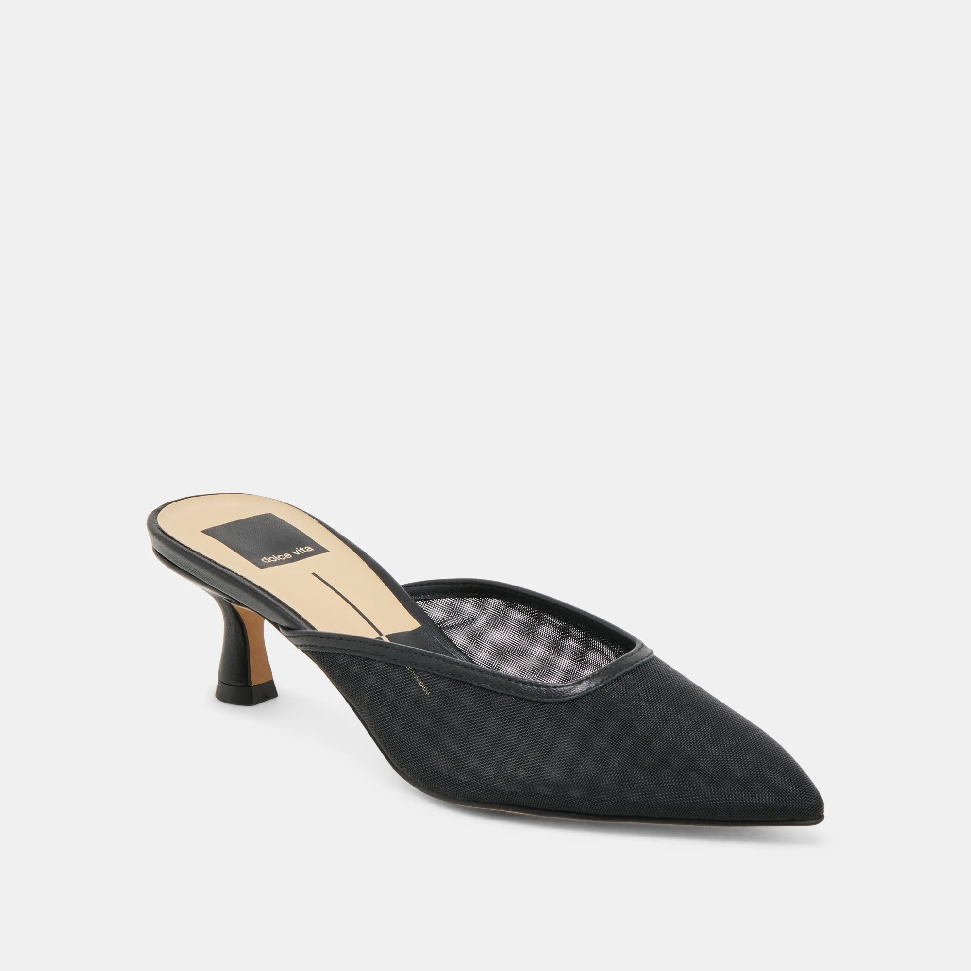 CLEO HEELS ONYX MESH MeshFabric