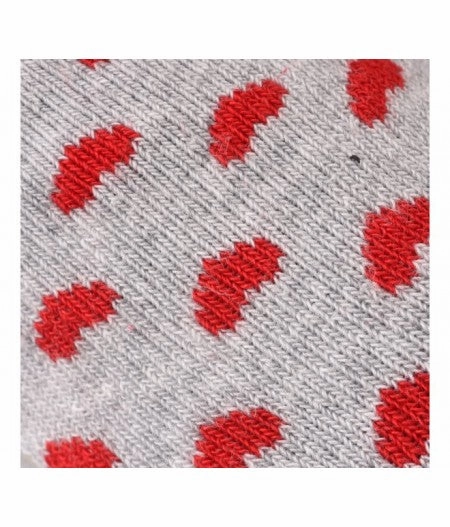 Collegien Kids Hearts Indoor Warm Slipper Shoes Grounded Traction Pattern