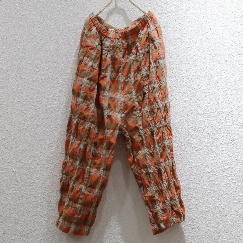 Airy Fabric Women Loose Cotton Linen Pants