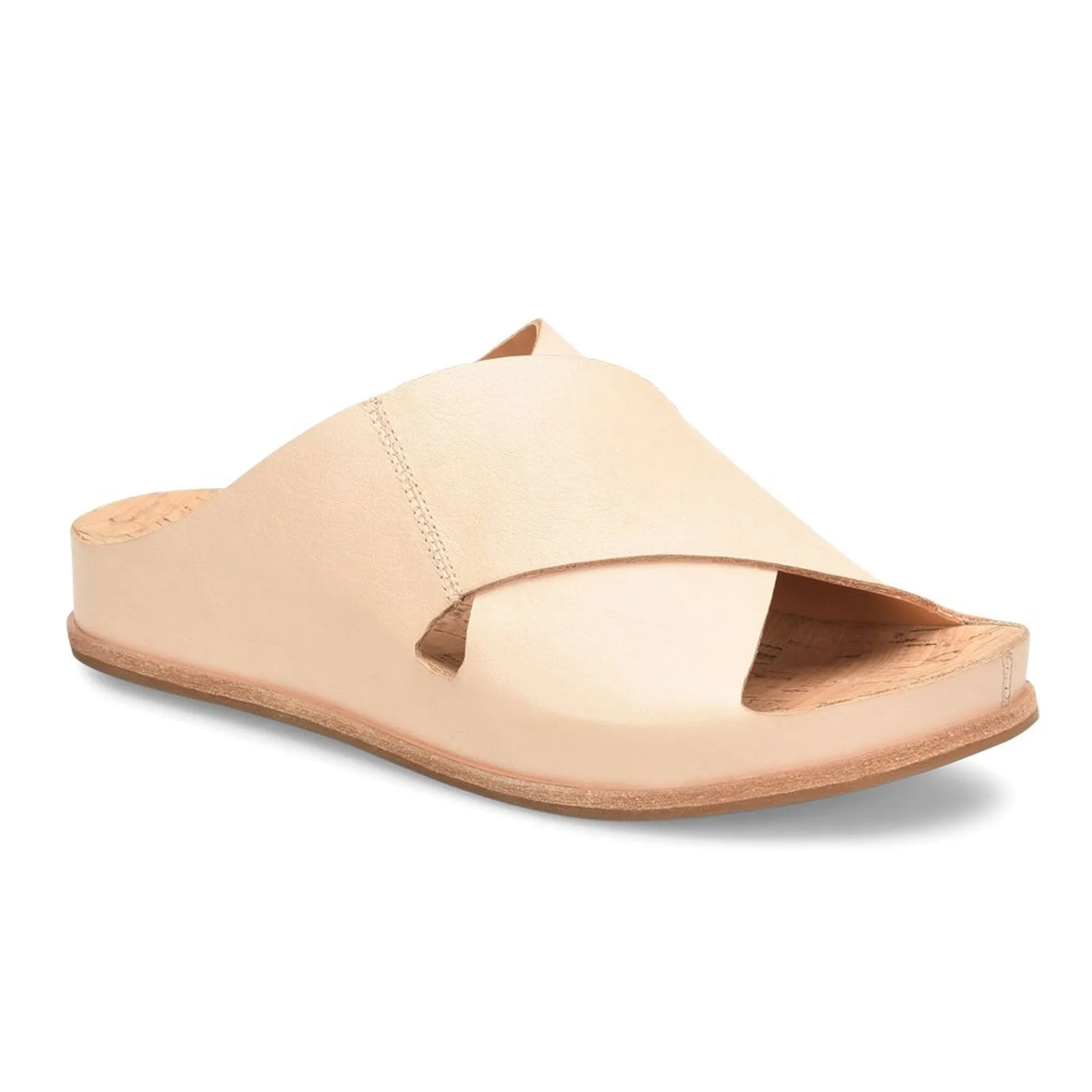 Kork-Ease Tutsi Cross-Band Slide Sandal (Women) - Natural Casual Comfort For Outdoors