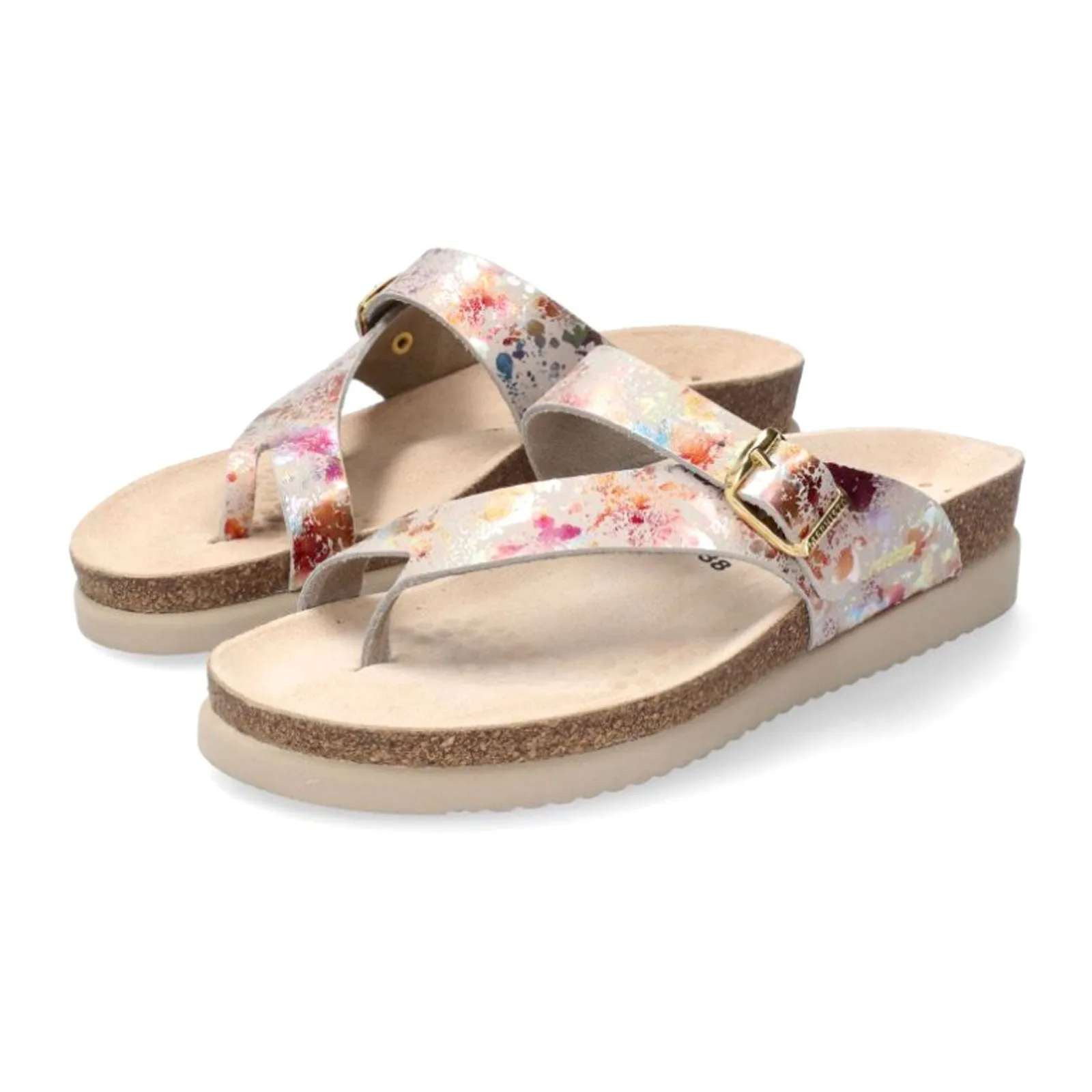 Resilient Cushioning System Casual Comfort Slides Mephisto Helen Sandal (Women) - Fog Paint