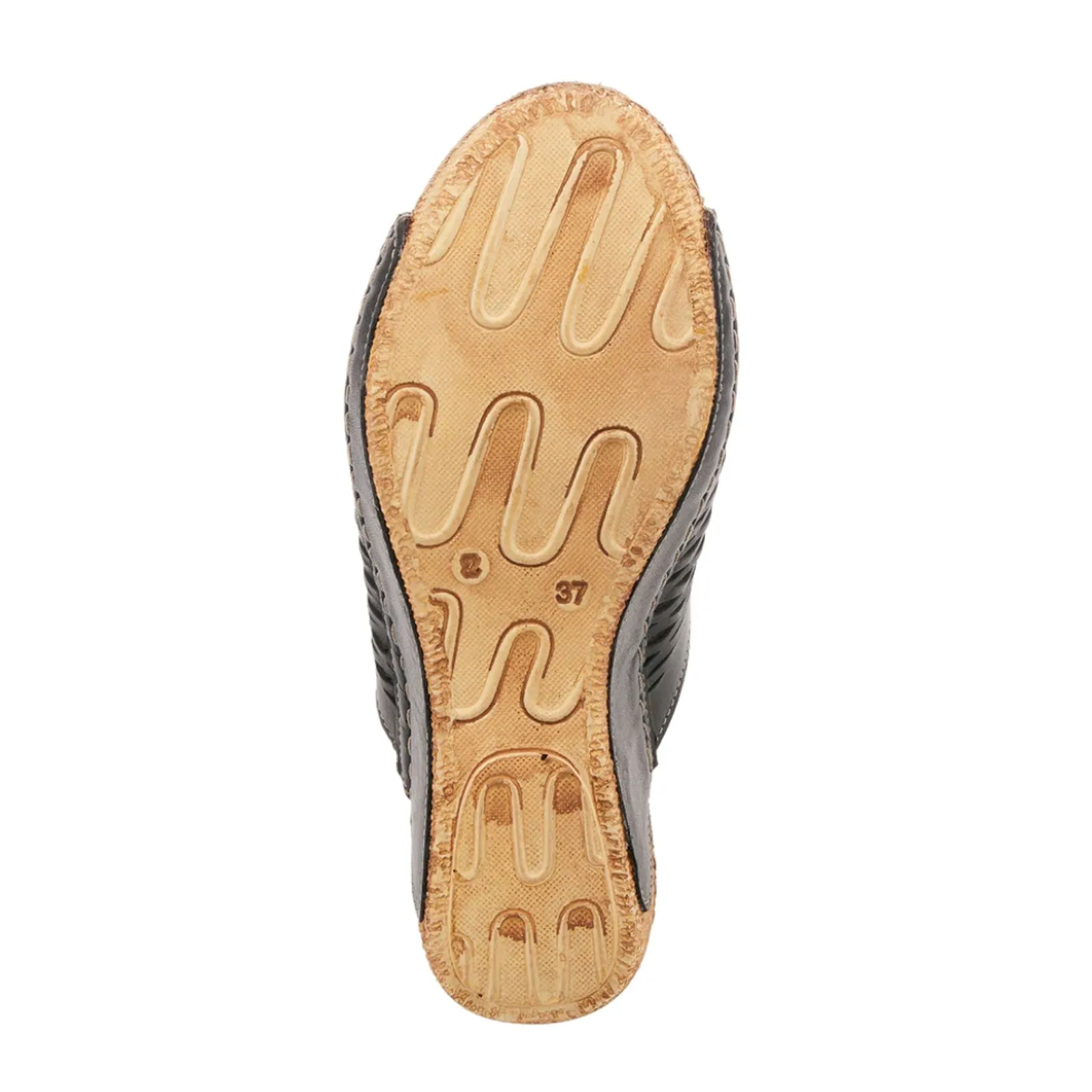 Spring Step Cunacena Wedge Sandal (Women) - Black Easy Slip Fit