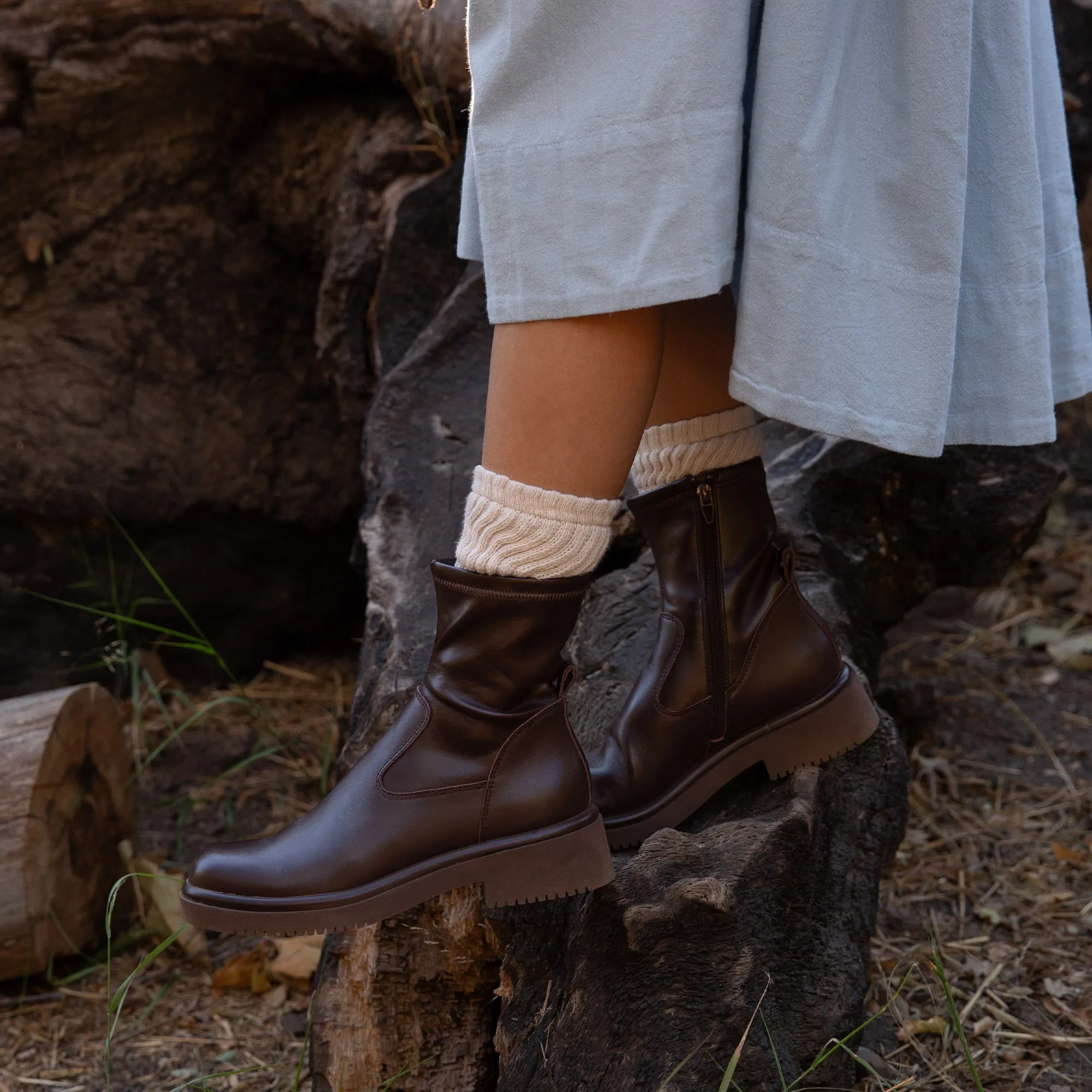 SIMAYA H2O BOOTS MAHOGANY LEATHER Well   Made