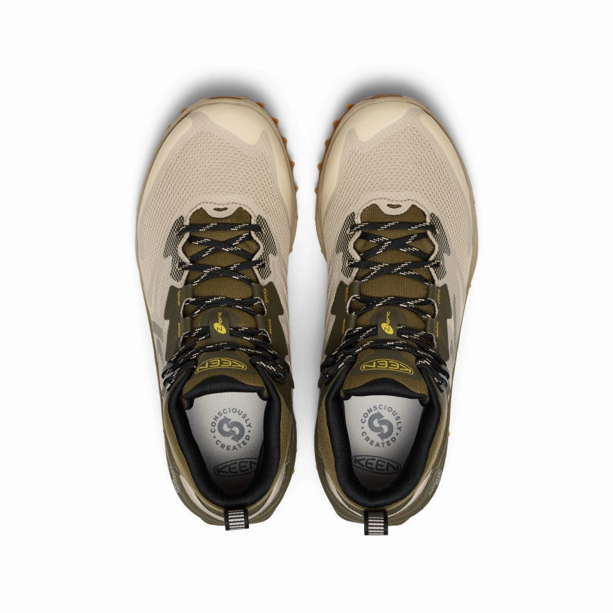 Transitional Look Men's Zionic NXT Waterproof Hiking Boot  |  Brindle/Lemon Curry