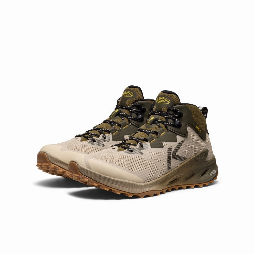 Feather Light Active Nomad BreathableMesh Men's Zionic NXT Waterproof Hiking Boot  |  Brindle/Lemon Curry