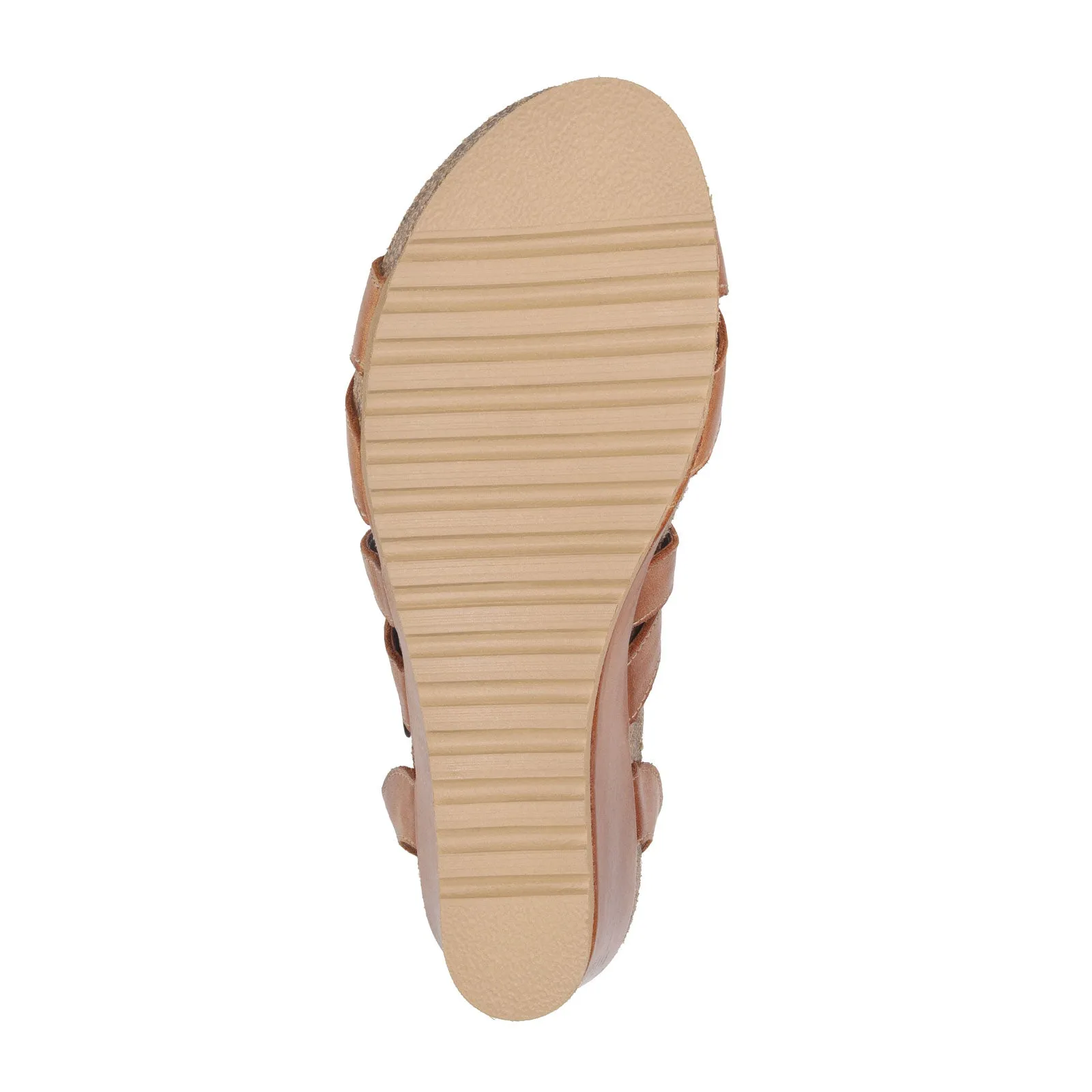 Taos Xcellent Wedge Sandal (Women) - Caramel Chill Shoes