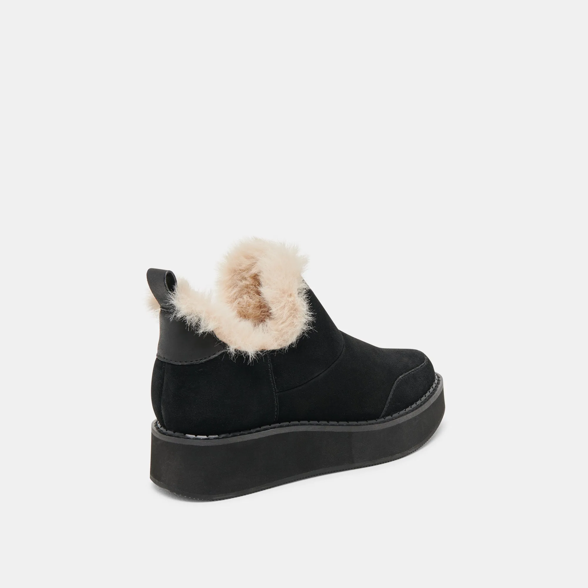 ARDY PLUSH H2O BOOTIES ONYX SUEDE All-Weather Design
