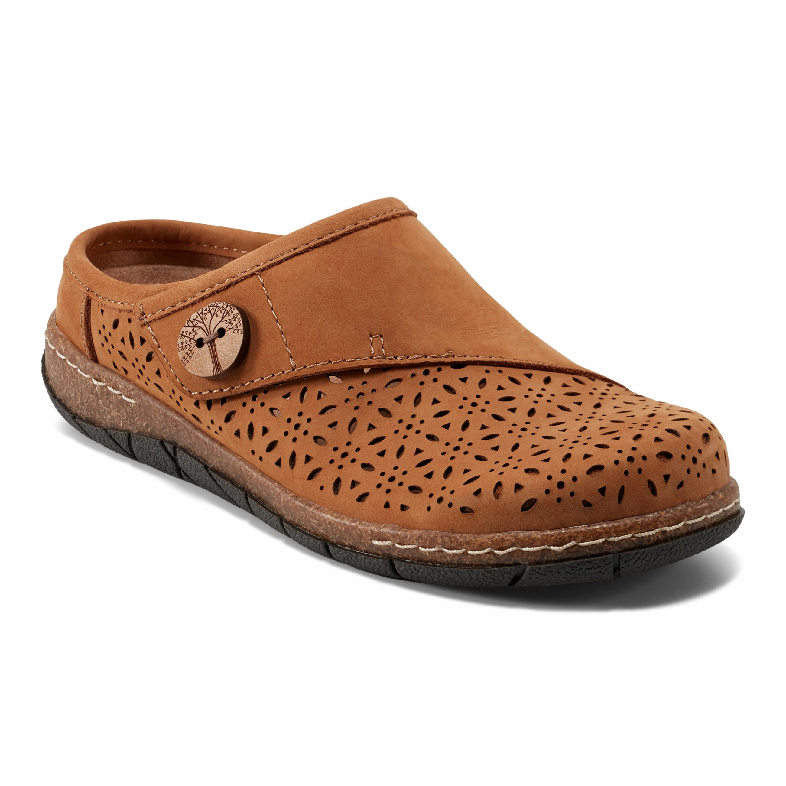 Erinn Round Toe Casual Slip-on Flat Clogs Versatile Sole