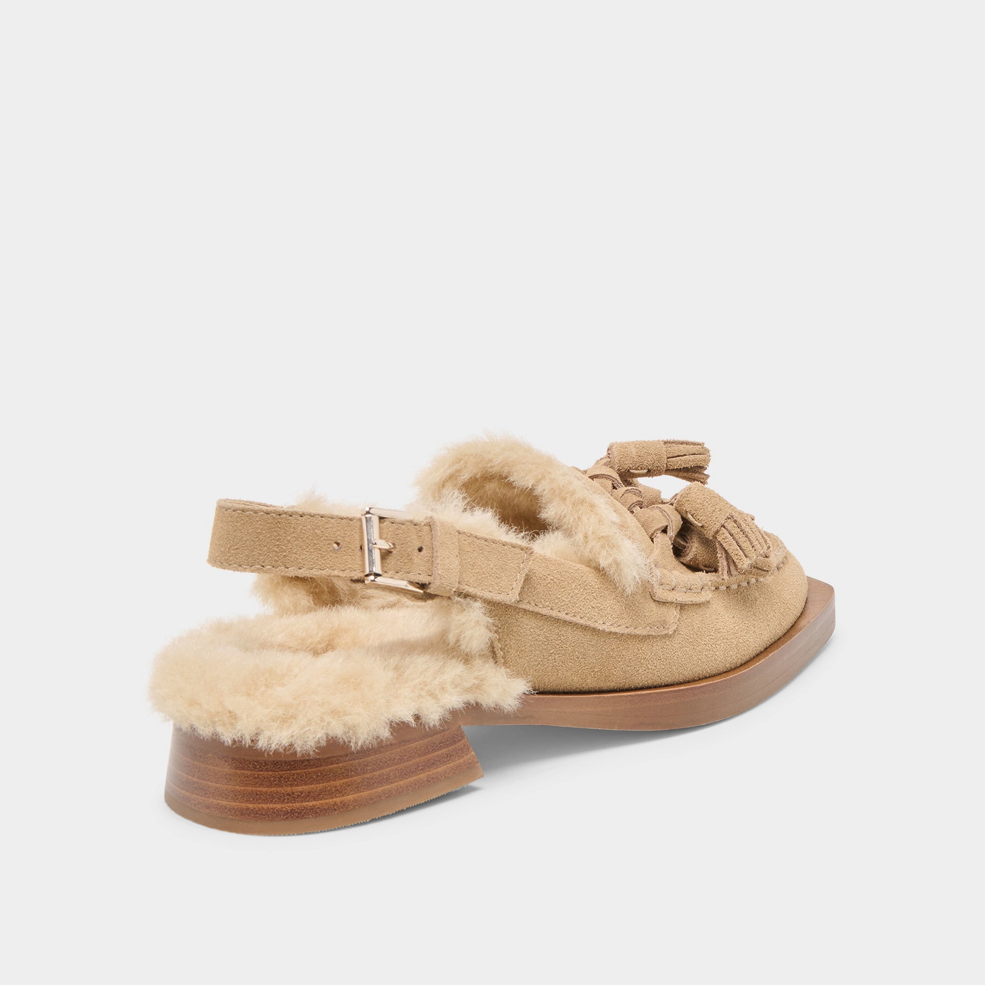 HAMLIT PLUSH LOAFERS DK TAUPE SUEDE Light Step Rooftop Vibe