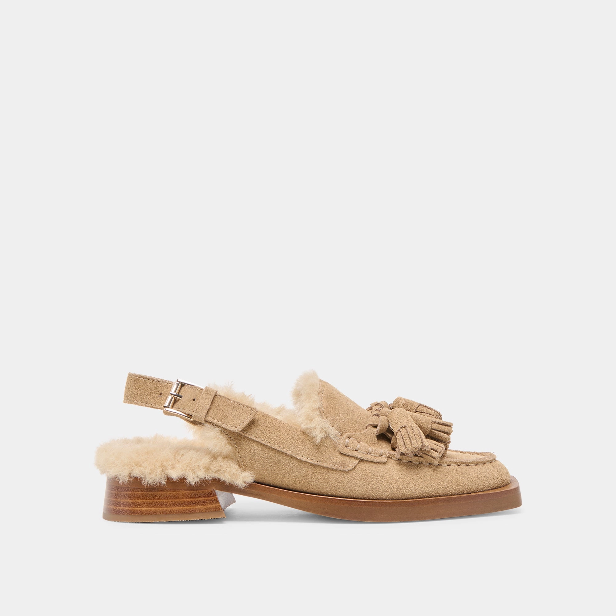 HAMLIT PLUSH LOAFERS DK TAUPE SUEDE Classic Edge