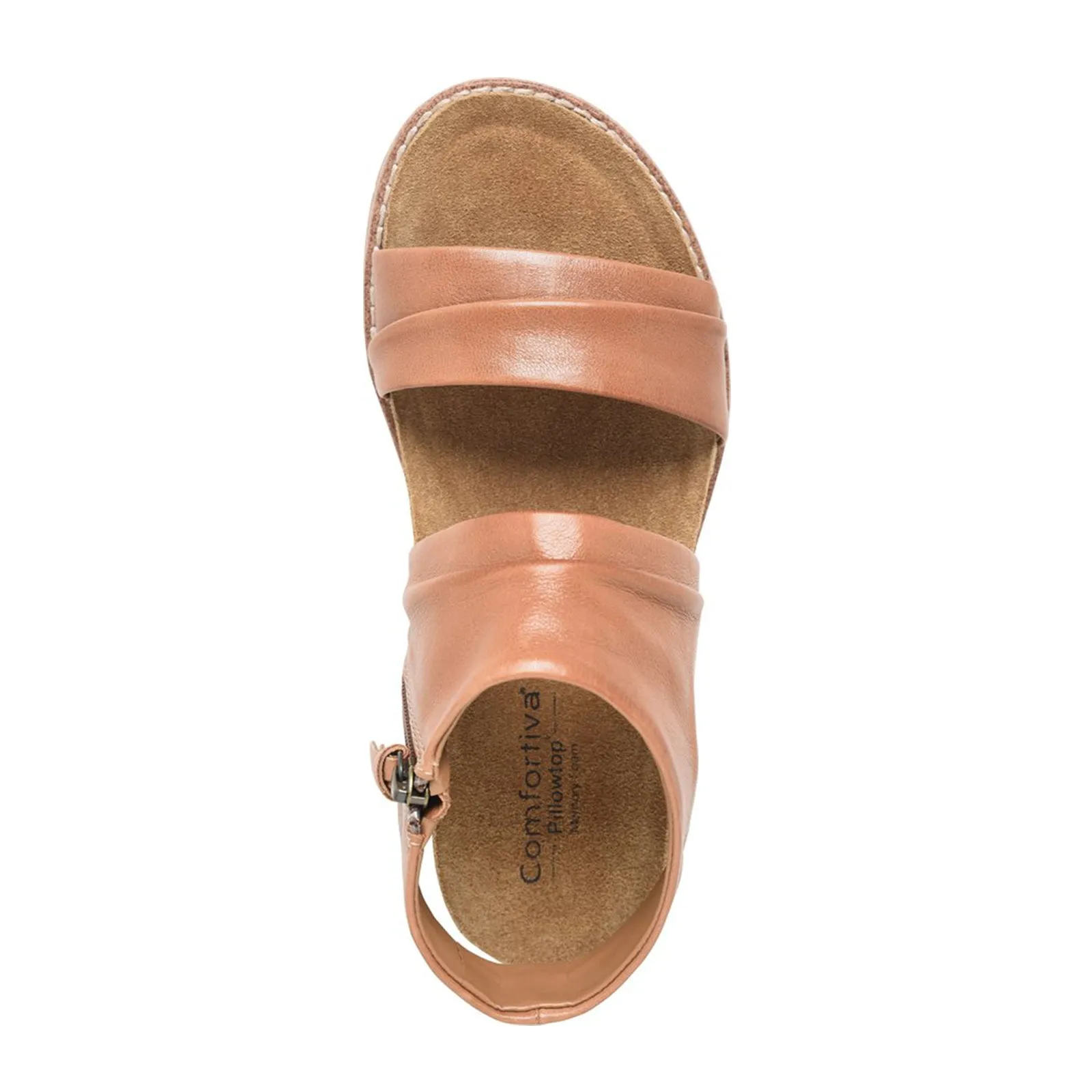 Comfortiva Gale Backstrap Sandal (Women) - Sand Relax Beach Footwear Flexible Soles