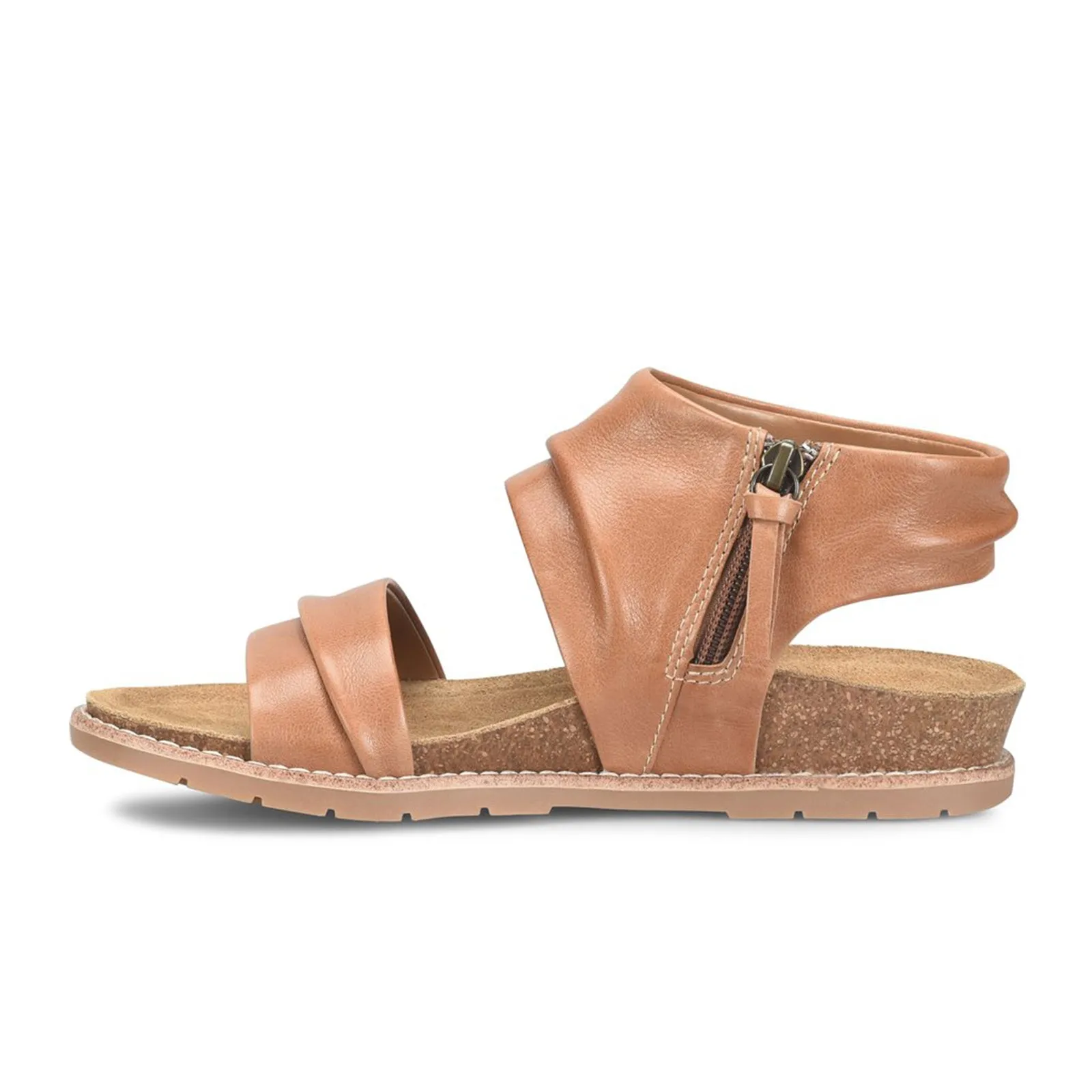 Comfortiva Gale Backstrap Sandal (Women) - Sand Comfort Flex