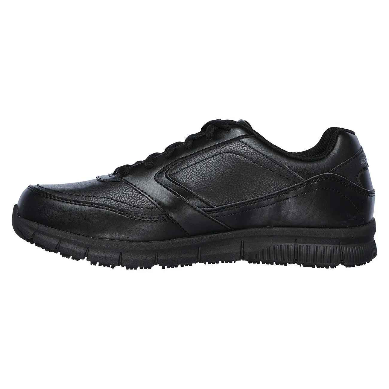 Men's Slip Resistant Nampa SR Work Shoes 77156 Shock Absorption Midsole