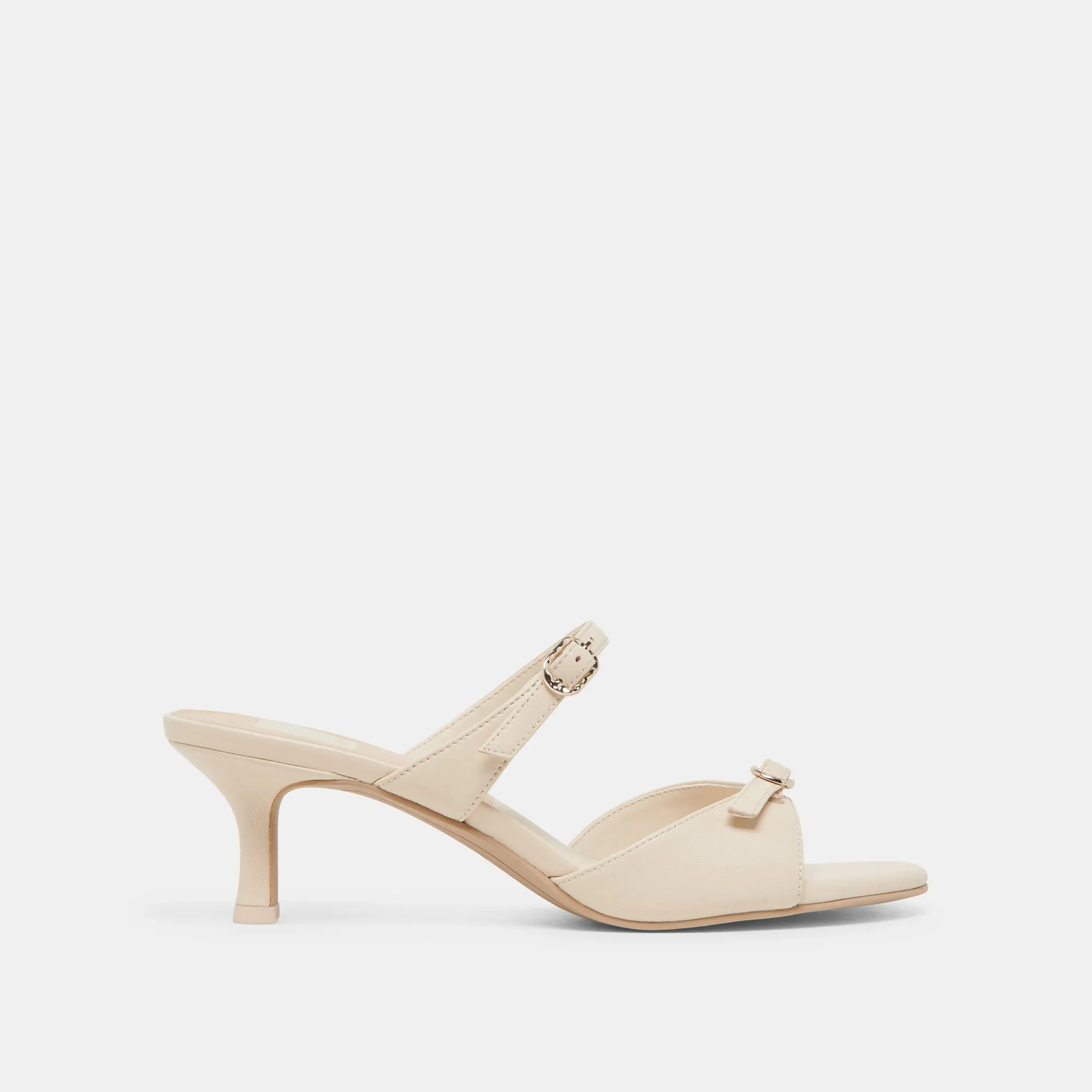 LORALI HEELS CREME LEATHER Fresh stability
