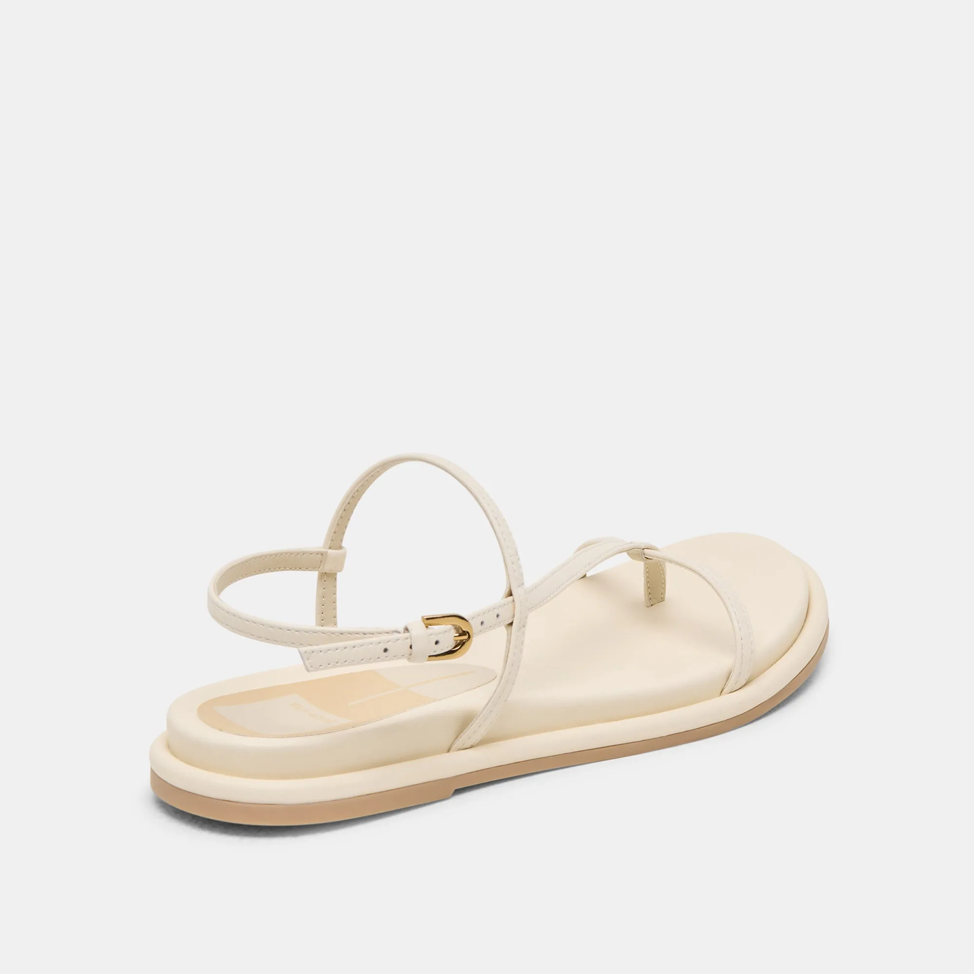 least DALLEN SANDALS OFF WHITE LEATHER