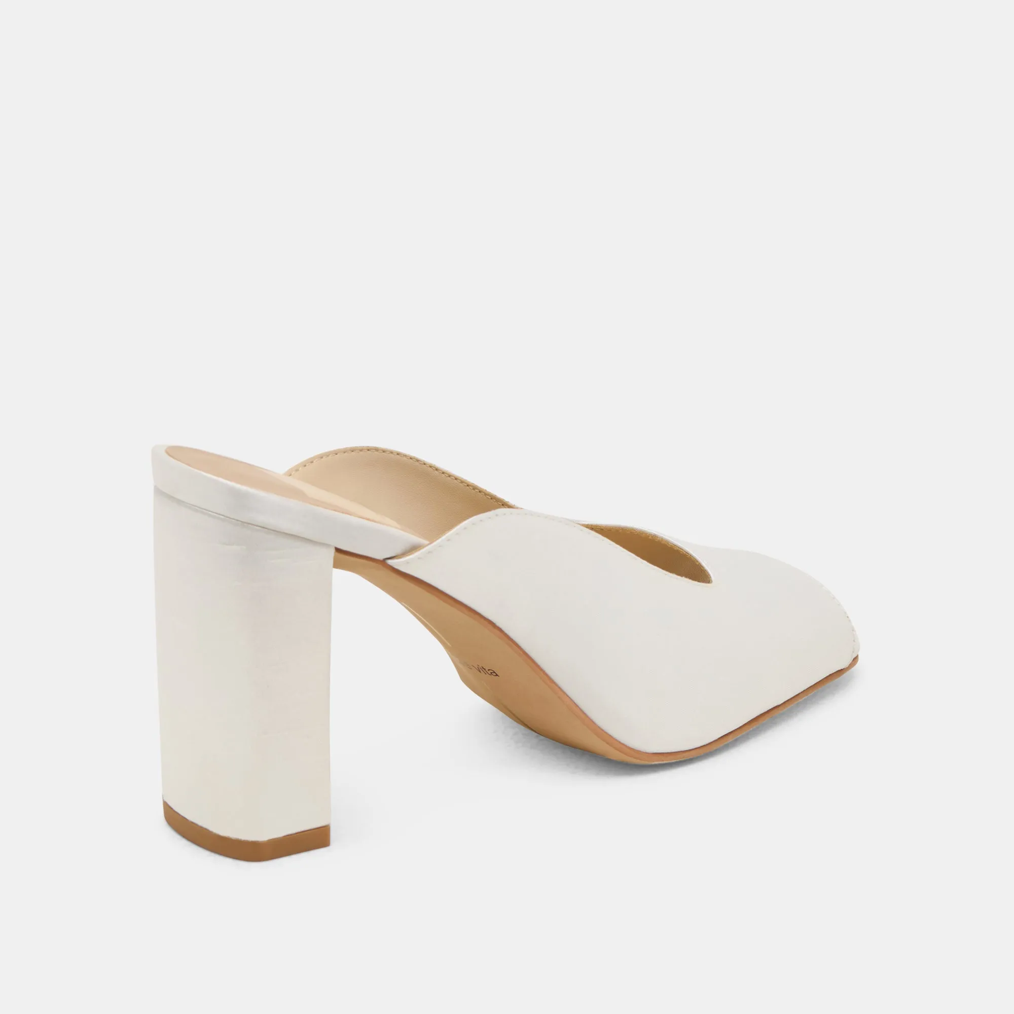 Rollbar Stability System SABELA HEELS OFF WHITE SATIN