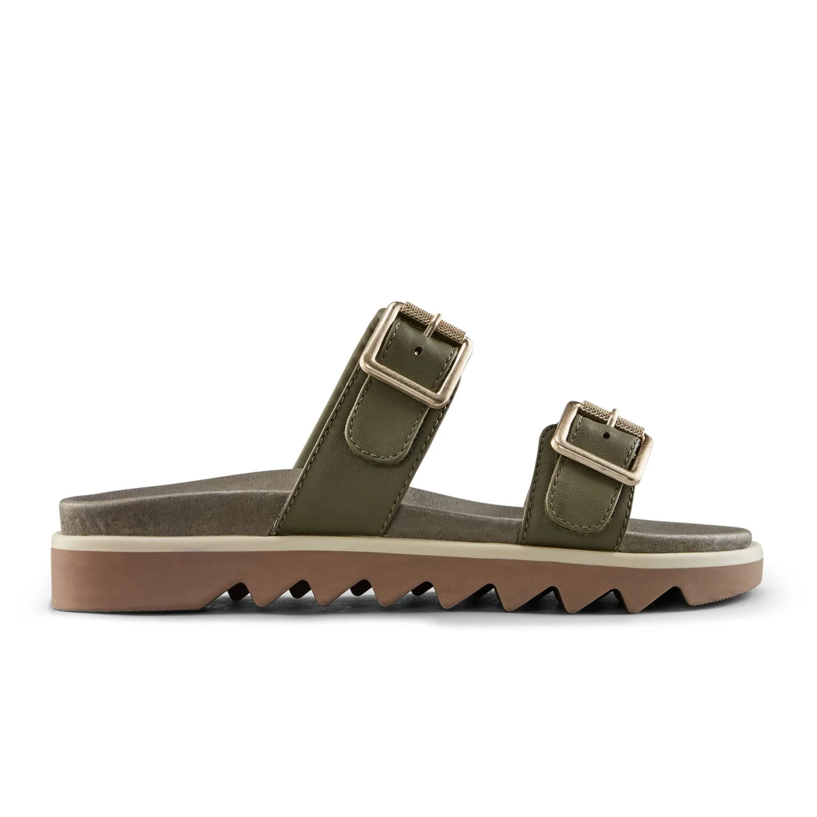 Simple Sandals Tough Cougar Nifty Slide Sandal (Women) - Olive