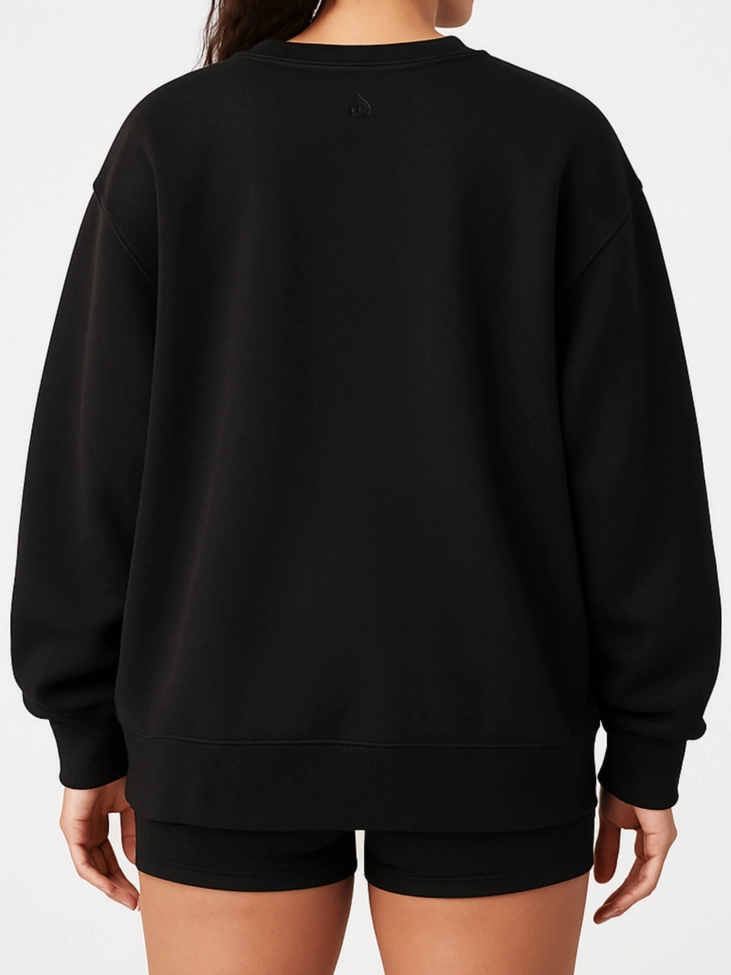 Boyfriend Pullover - Black AntiPillingCloth OdorResistant Material