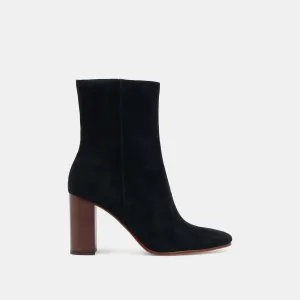 SUZY BOOTIES ONYX SUEDE Non Toxic Materials ComfortableFit