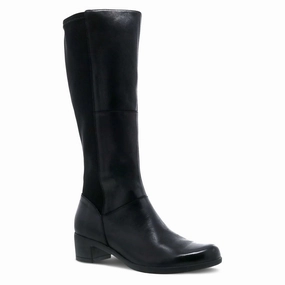 Sporty Footwear for Vacation No Buckle DANSKO WOMEN'S CELESTINE TALL BOOT - BLACK