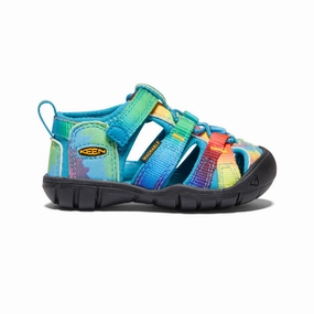 Light Travel Sandals Toddlers' Seacamp II CNX  |  Vivid Blue/Original Tie Dye
