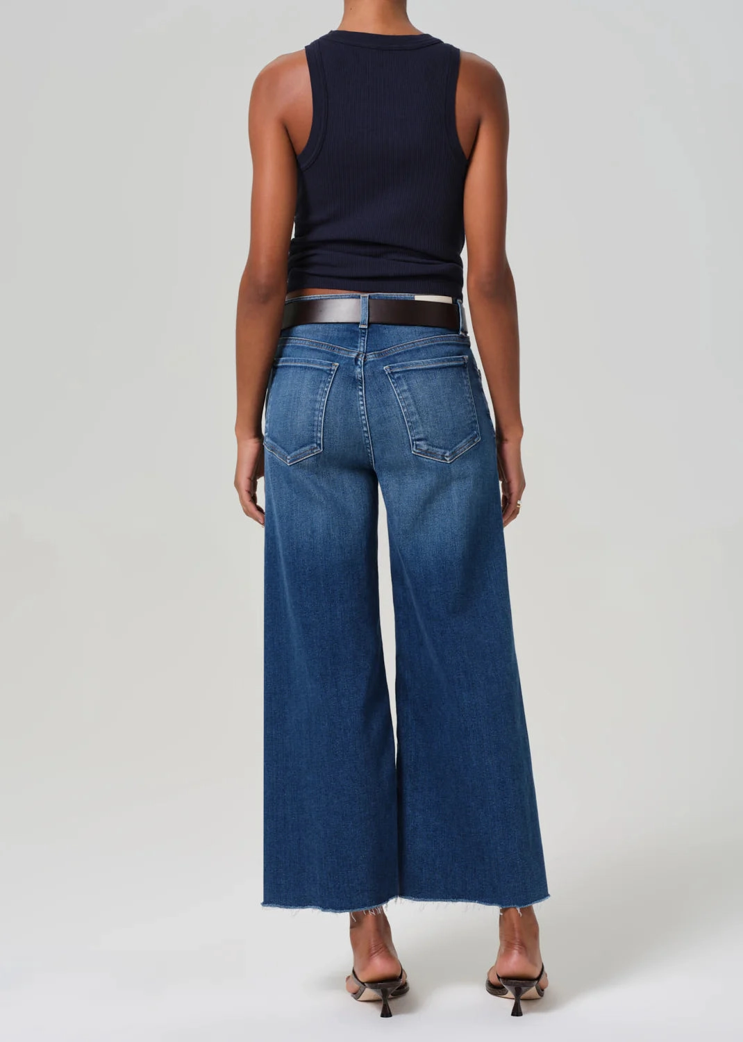 Lyra Wide Leg Crop In Ambry High Quality Classic Wear Earthy