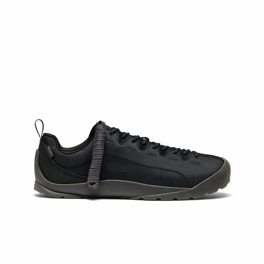 Men's Jasper Nylon Waterproof Sneaker  |  Black running - style measurement