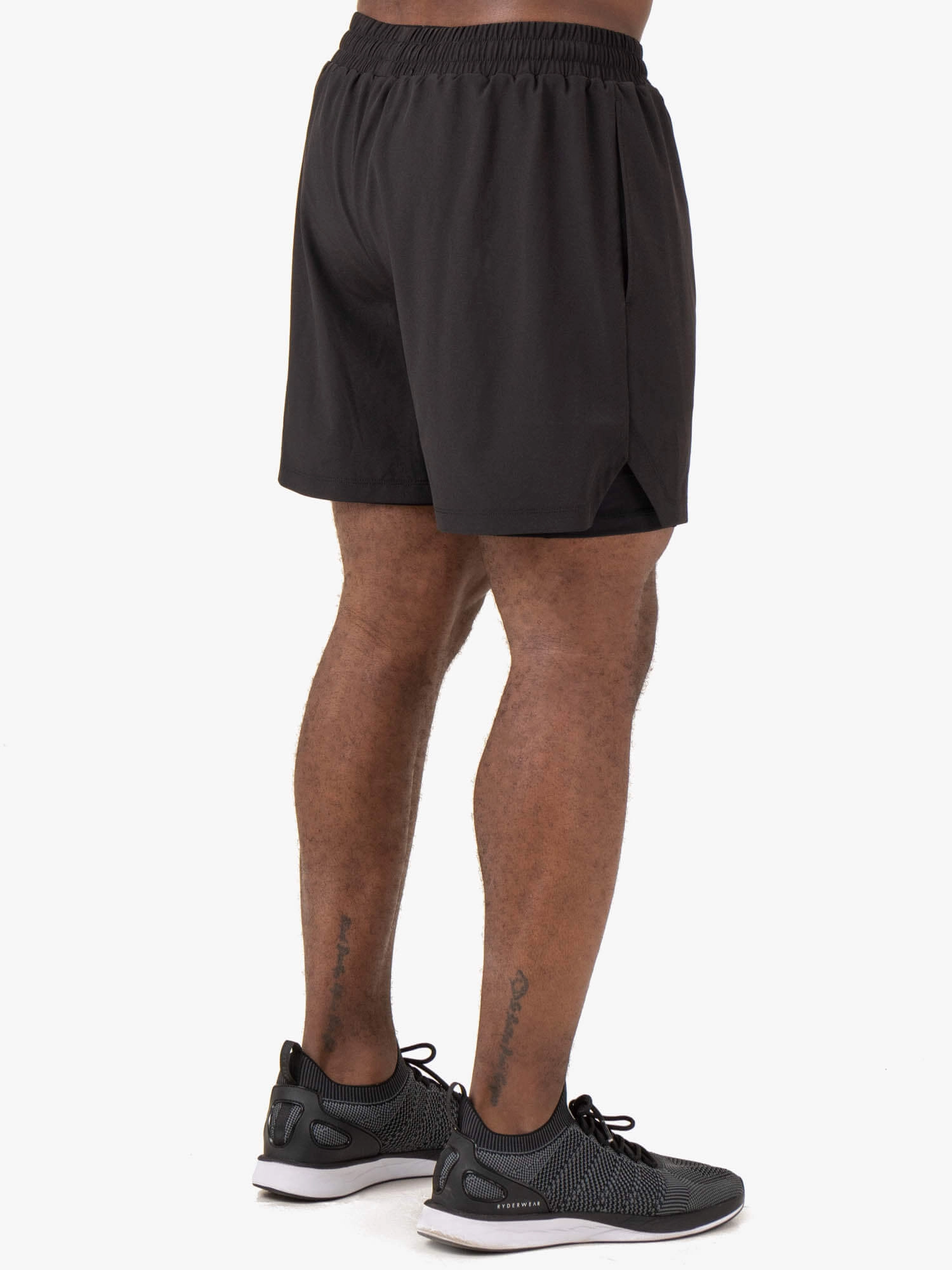 Pursuit 2 In 1 Training Shorts - Black NonSlipTrim