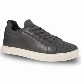 Leather Upper Kids' Dawson Jr. in Dark Grey
