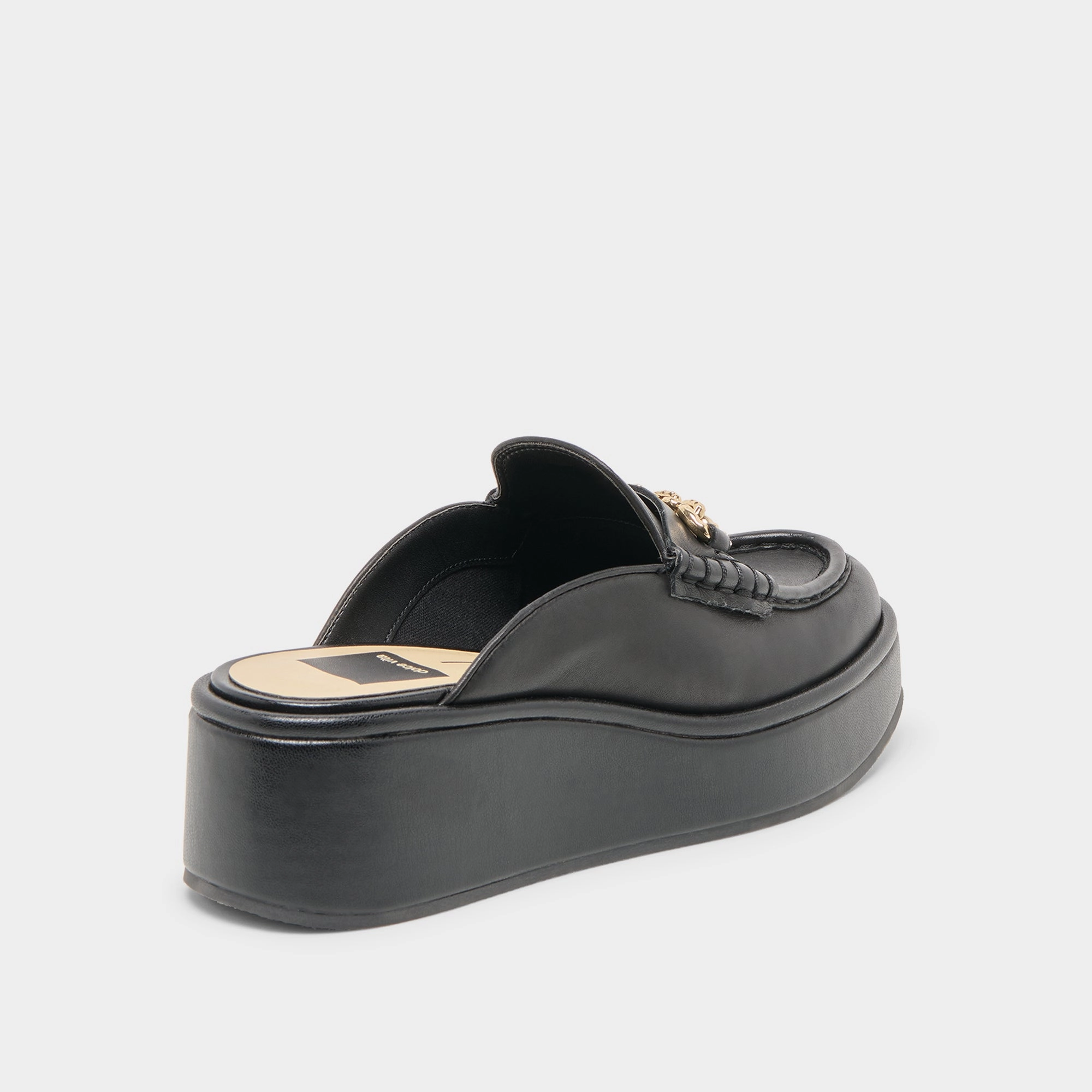 Smooth Finish Closed Toe Style DORREL LOAFERS BLACK LEATHER
