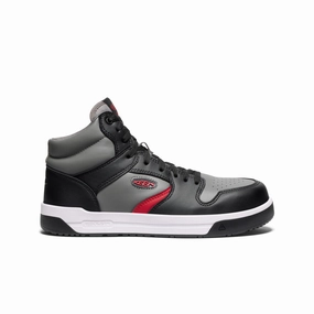 Every Condition Ultimate Comfort Men's Overton Mid Work Shoe (Carbon Toe)  |  Steel Grey/Black