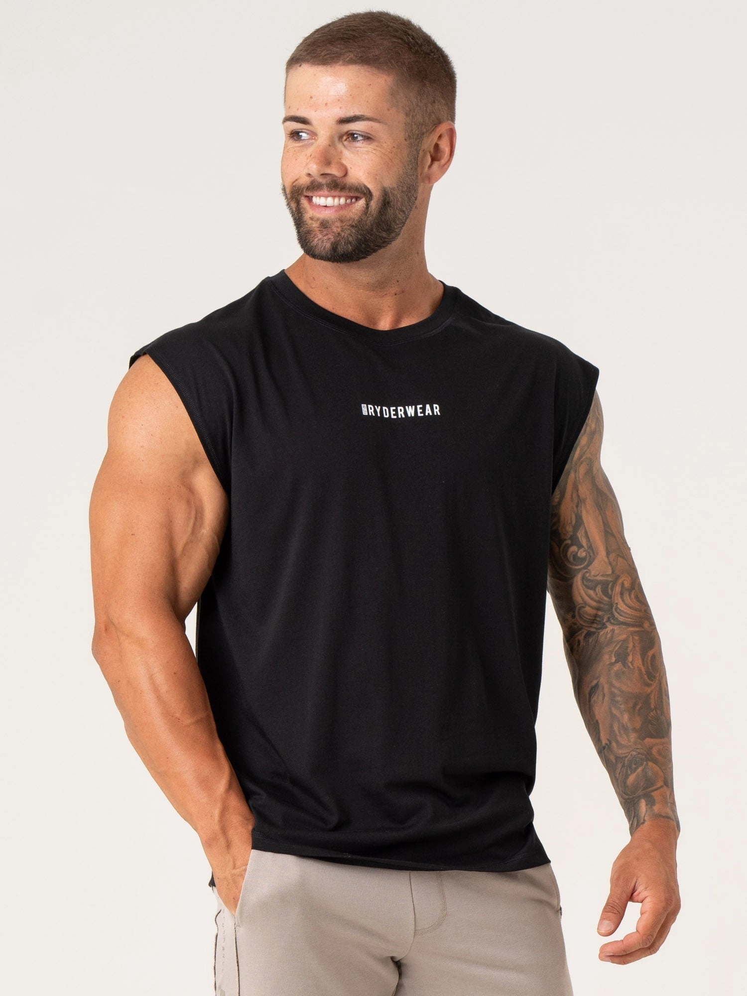 Pursuit Muscle Tank - Black ReflectiveDetails