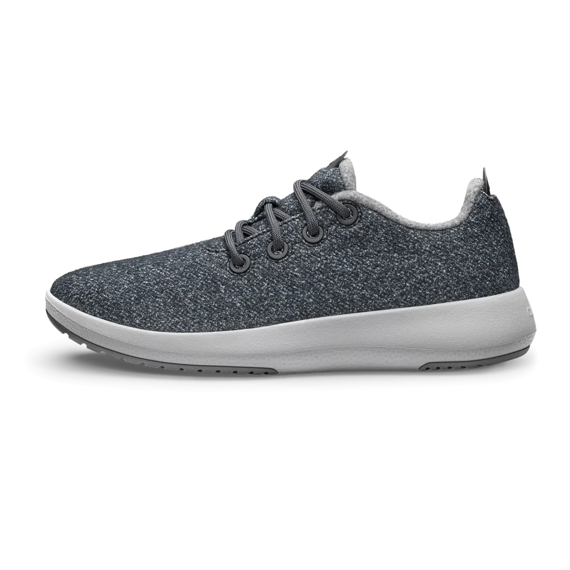 Street Sneakers Women's Wool Runner Mizzle - Dark Grey (Light Grey Sole)
