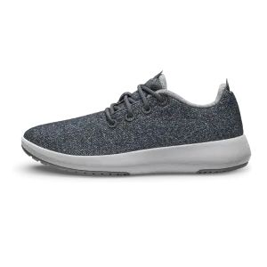 Street Sneakers Women's Wool Runner Mizzle - Dark Grey (Light Grey Sole)