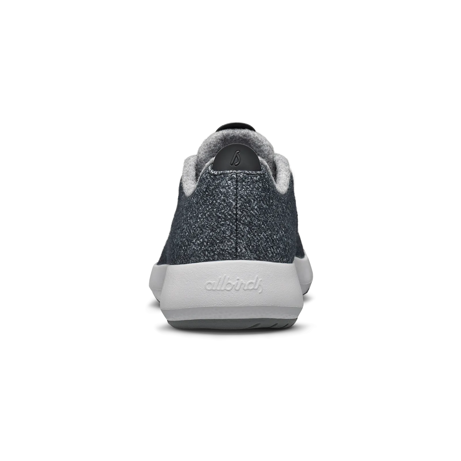 Women's Wool Runner Mizzle - Dark Grey (Light Grey Sole) Anti Slip Traction Pattern