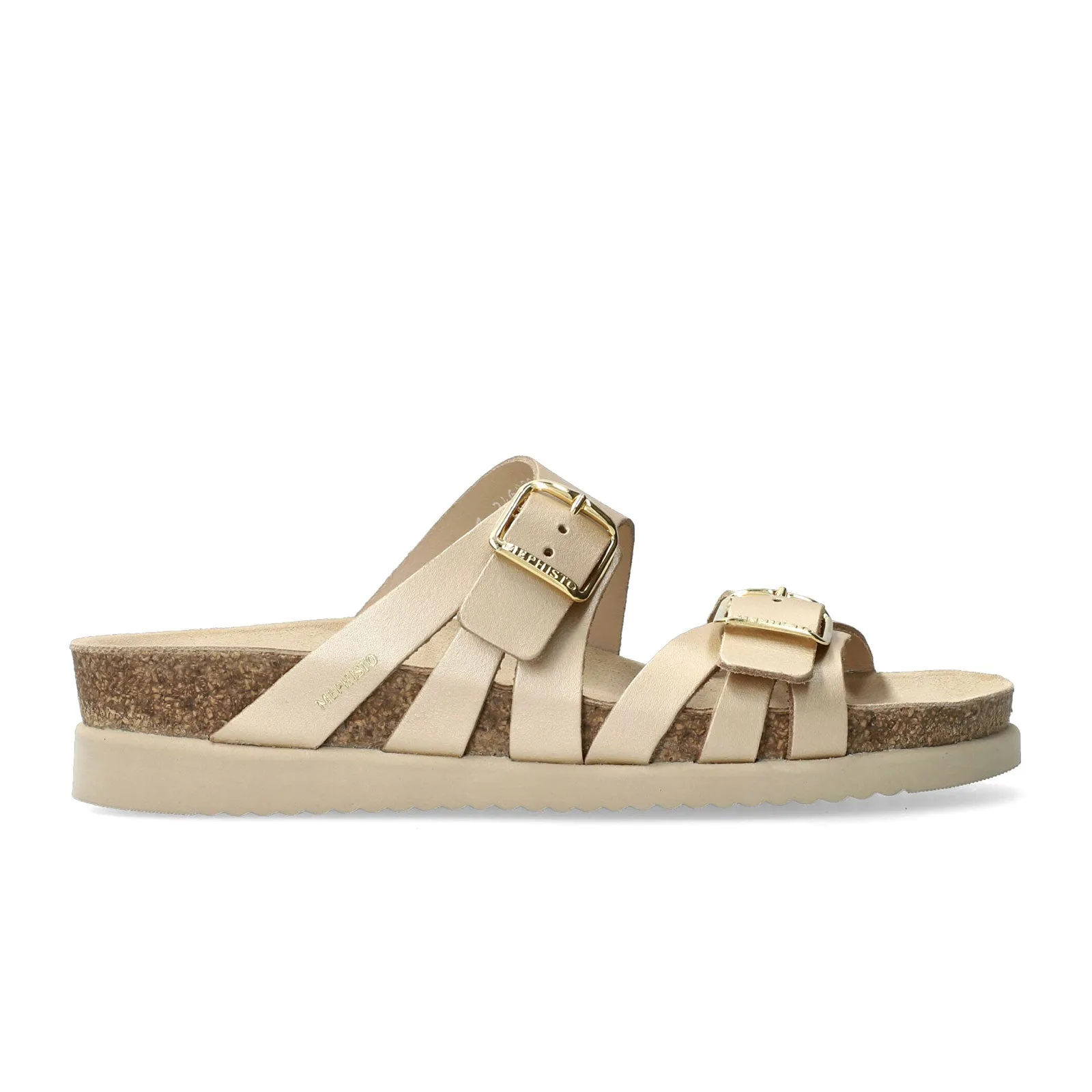 Mephisto Helisa Slide Sandal (Women) - Platinum Perla Easygoing Shoes