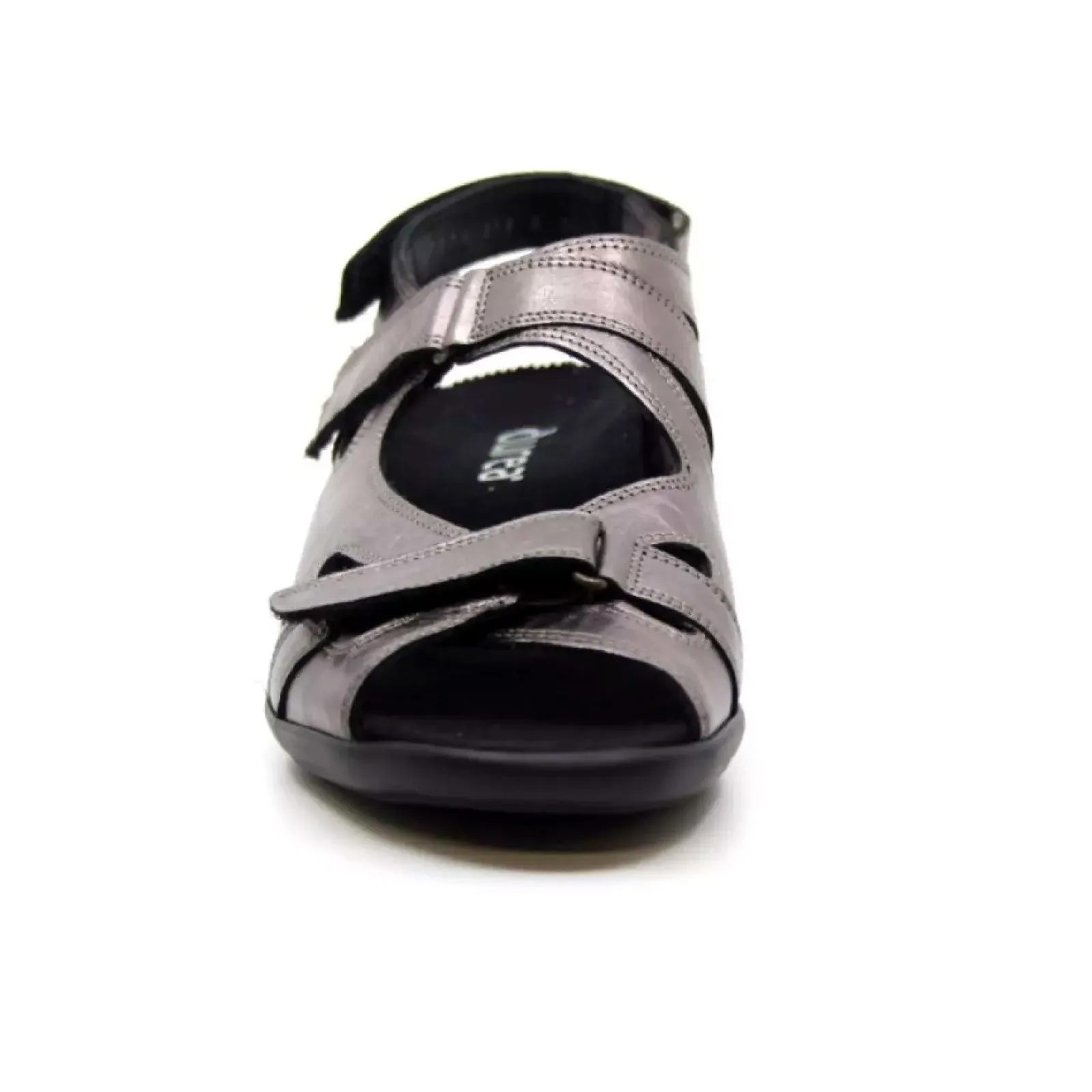 Compact Size Durea Diana Backstrap Sandal (Women) - Pewter Metallic