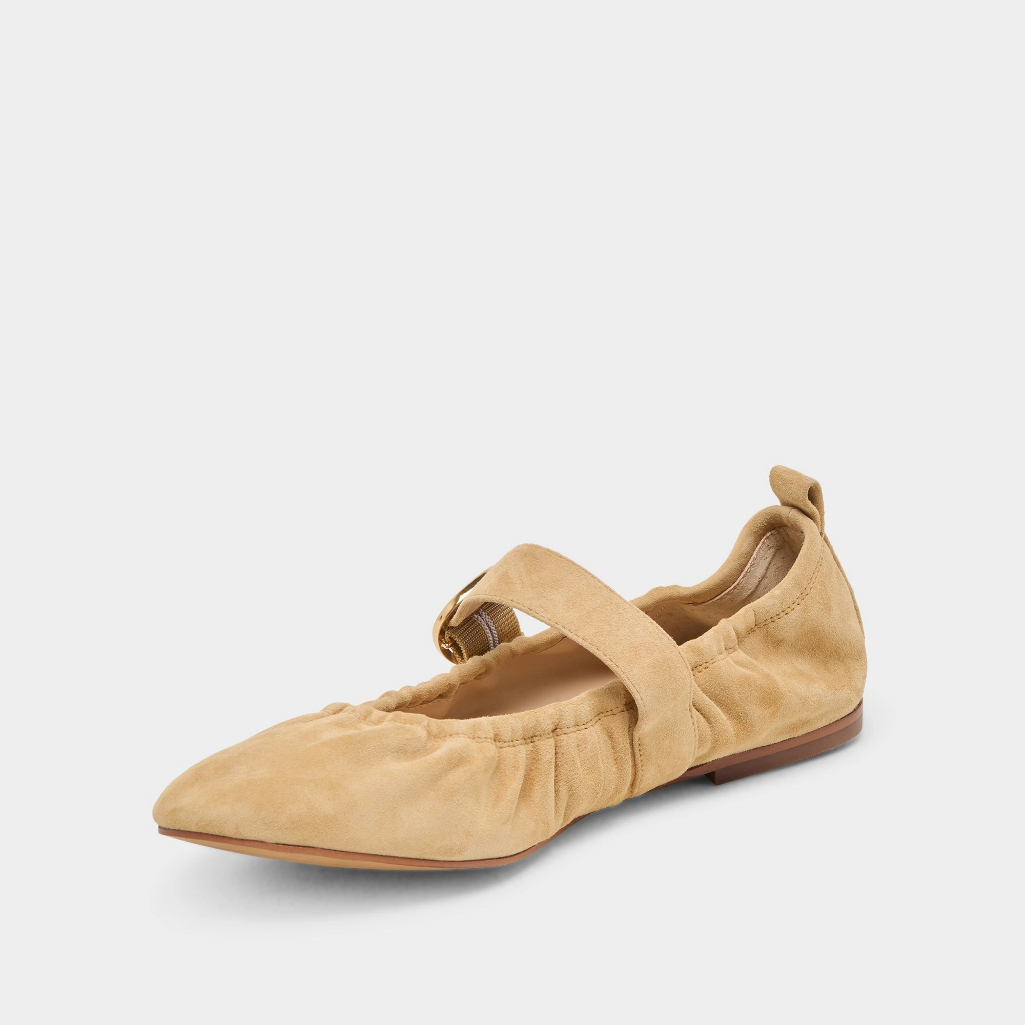 CAELY BALLET FLATS HONEY SUEDE Premium Heels City Guard