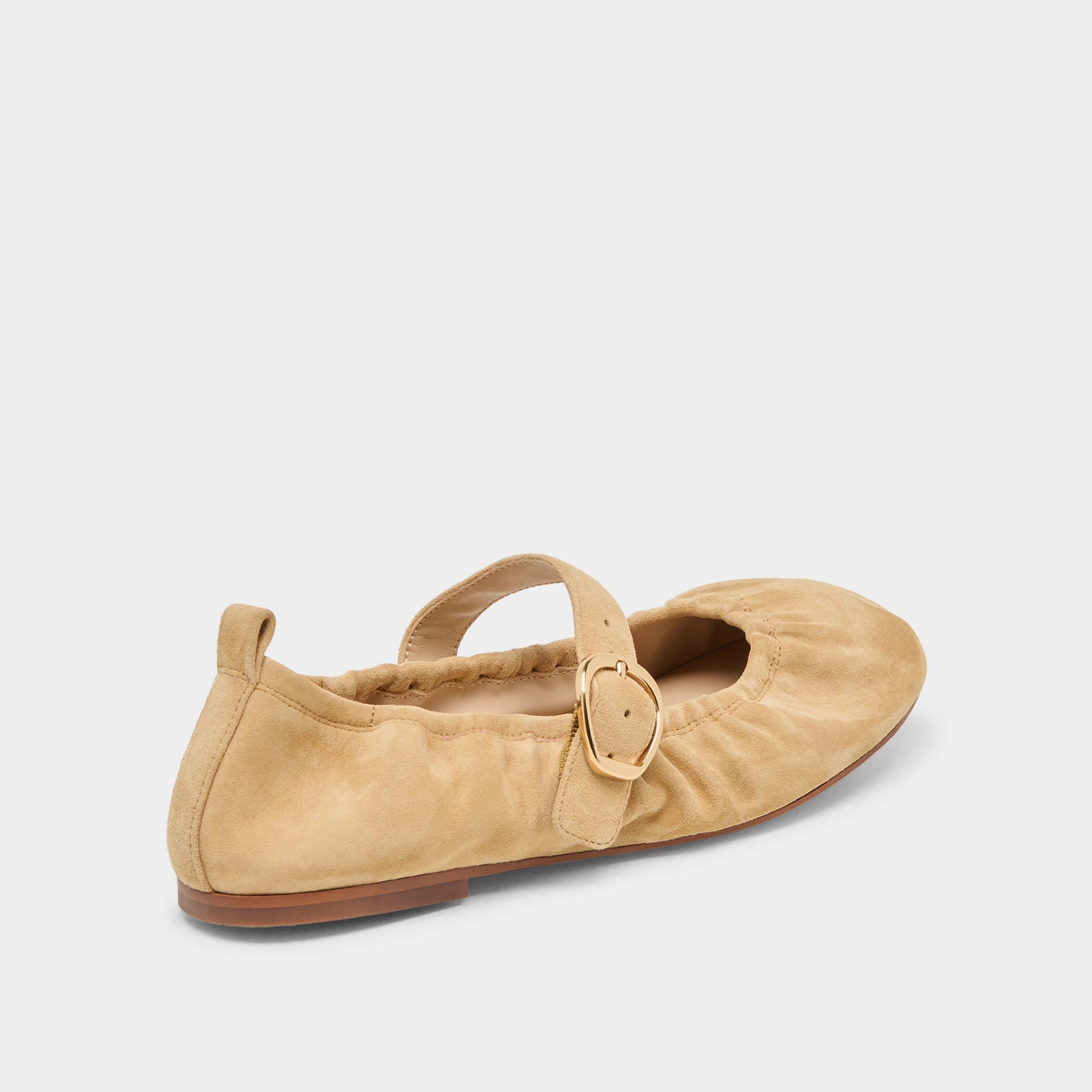 CAELY BALLET FLATS HONEY SUEDE Iconic design