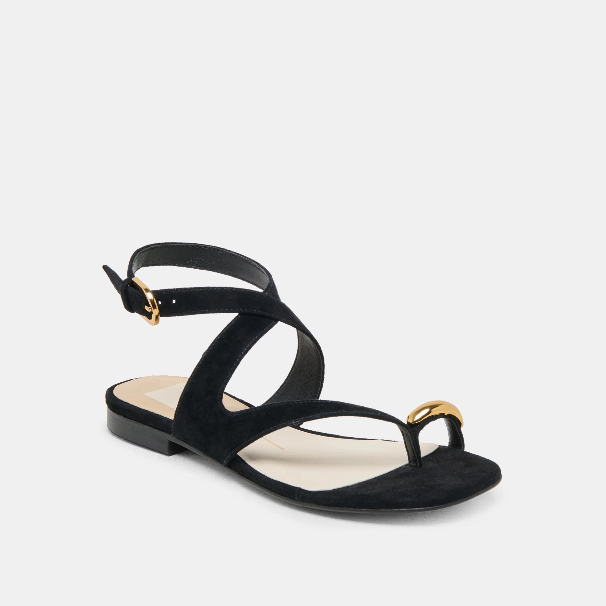 pool shoes Cushioned Design EARLA SANDALS ONYX SUEDE