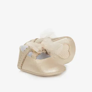 Champagne Mary Jane Shoes Low Top Padded Interior Mountain Climber
