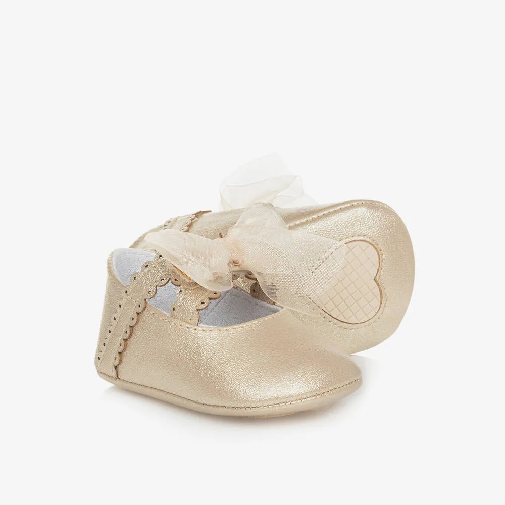 Champagne Mary Jane Shoes Low Top Padded Interior Mountain Climber